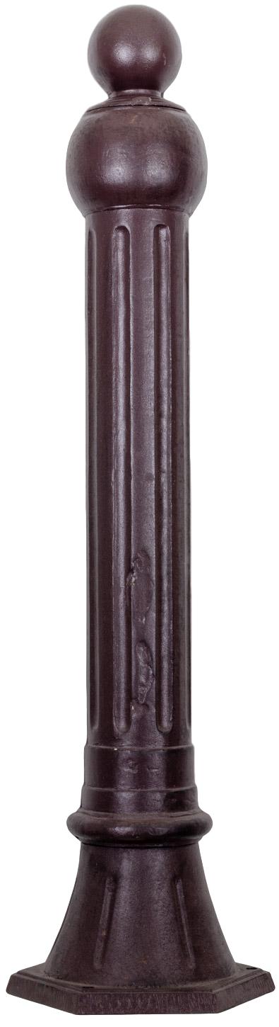 Standbrunnen 97cm Alu braun Brunnen Waschbecken Zapfsäule Antik-Stil