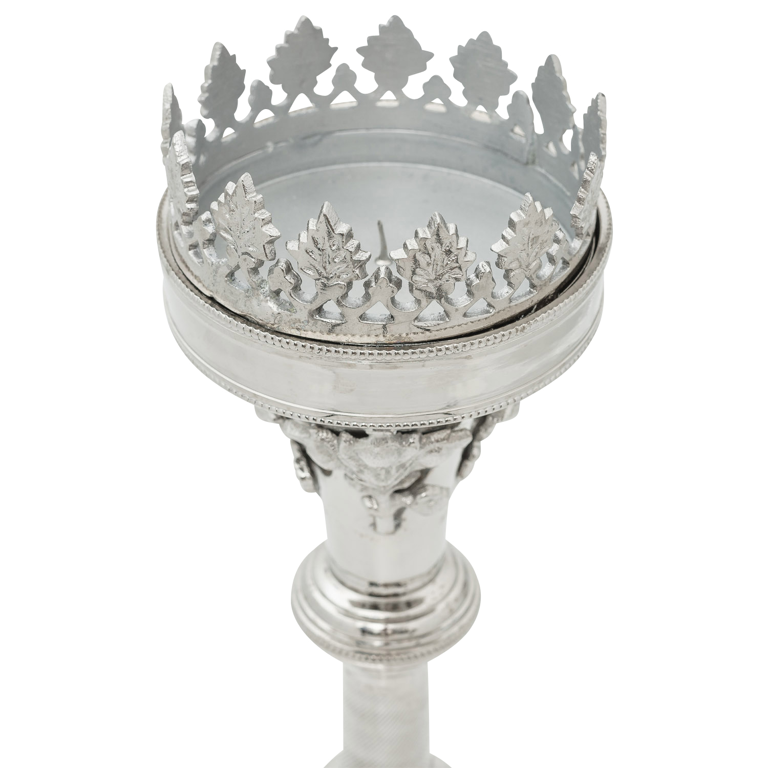 Kerzenleuchter 52cm Altarleuchter Kerzenständer Kirche Altar Antik-Stil silber