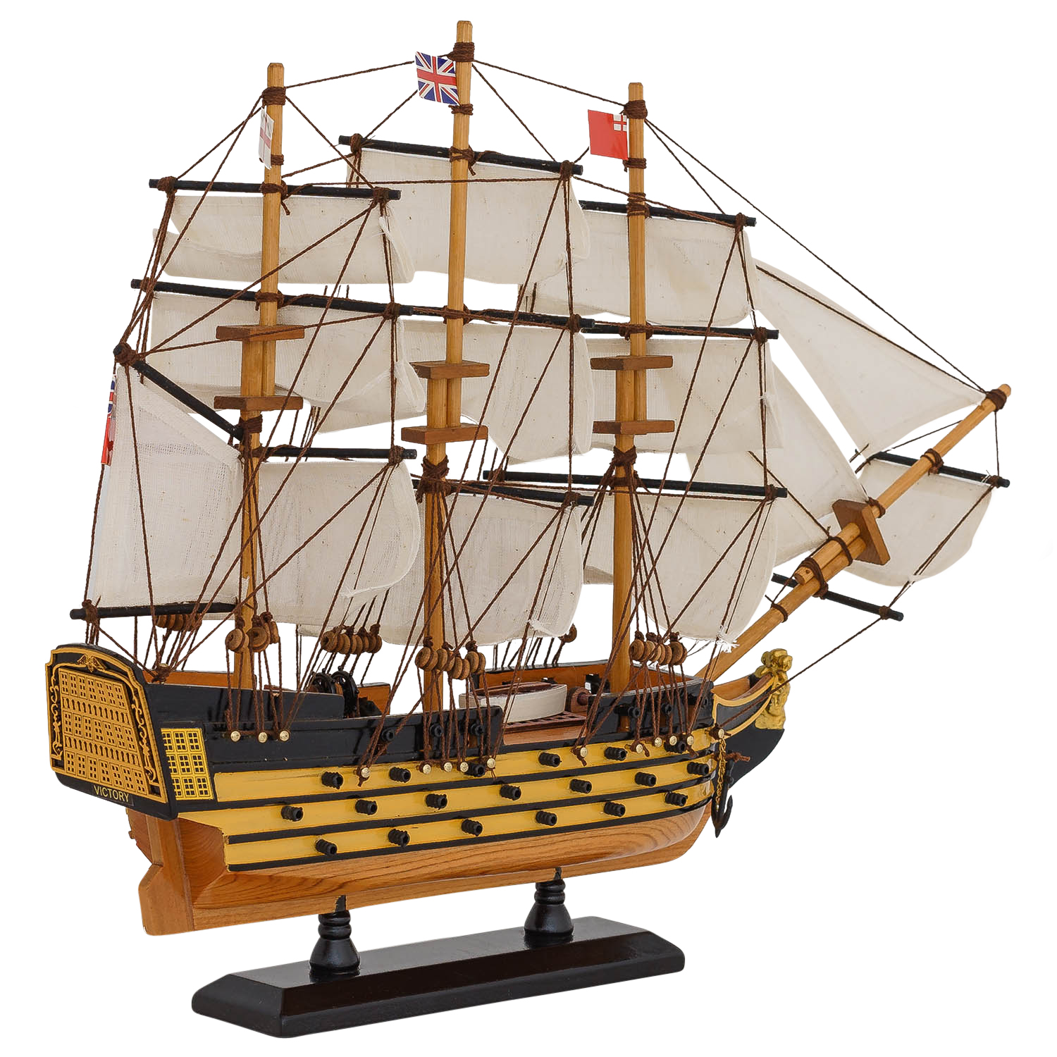 Modellschiff HMS Victory Schiff Segelschiff Maritim Deko Antik-Stil kein Bausatz