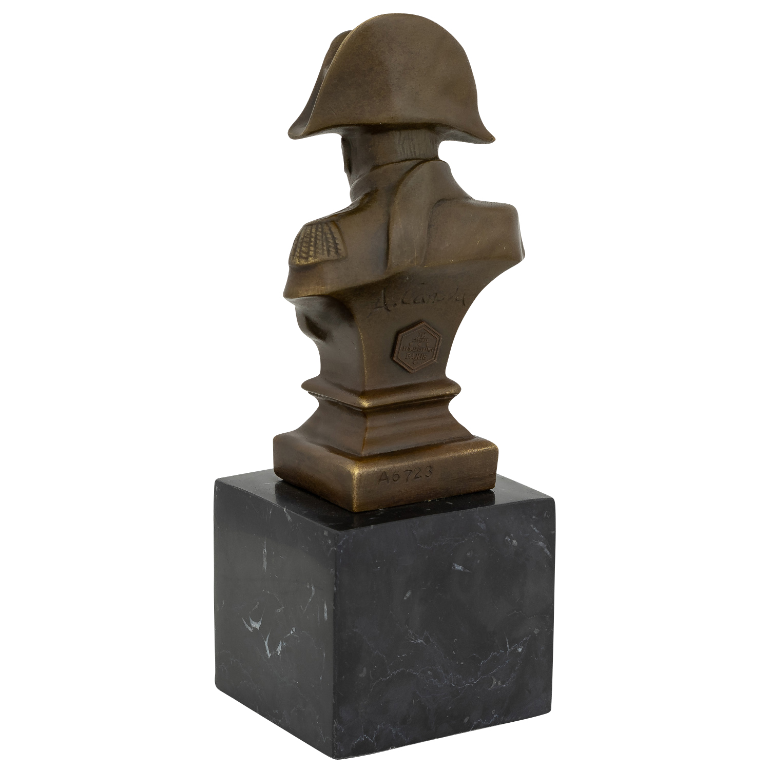 Bronzeskulptur Büste Kaiser Napoleon Antik-Stil Bronze Figur Statue 20cm