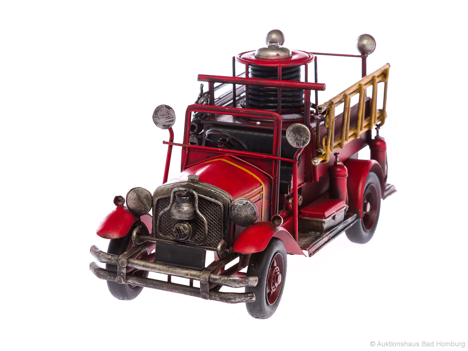 Feuerwehrauto Modellfahrzeug Feuerwehr im nostalgischem Stil 35cm Auto Blech