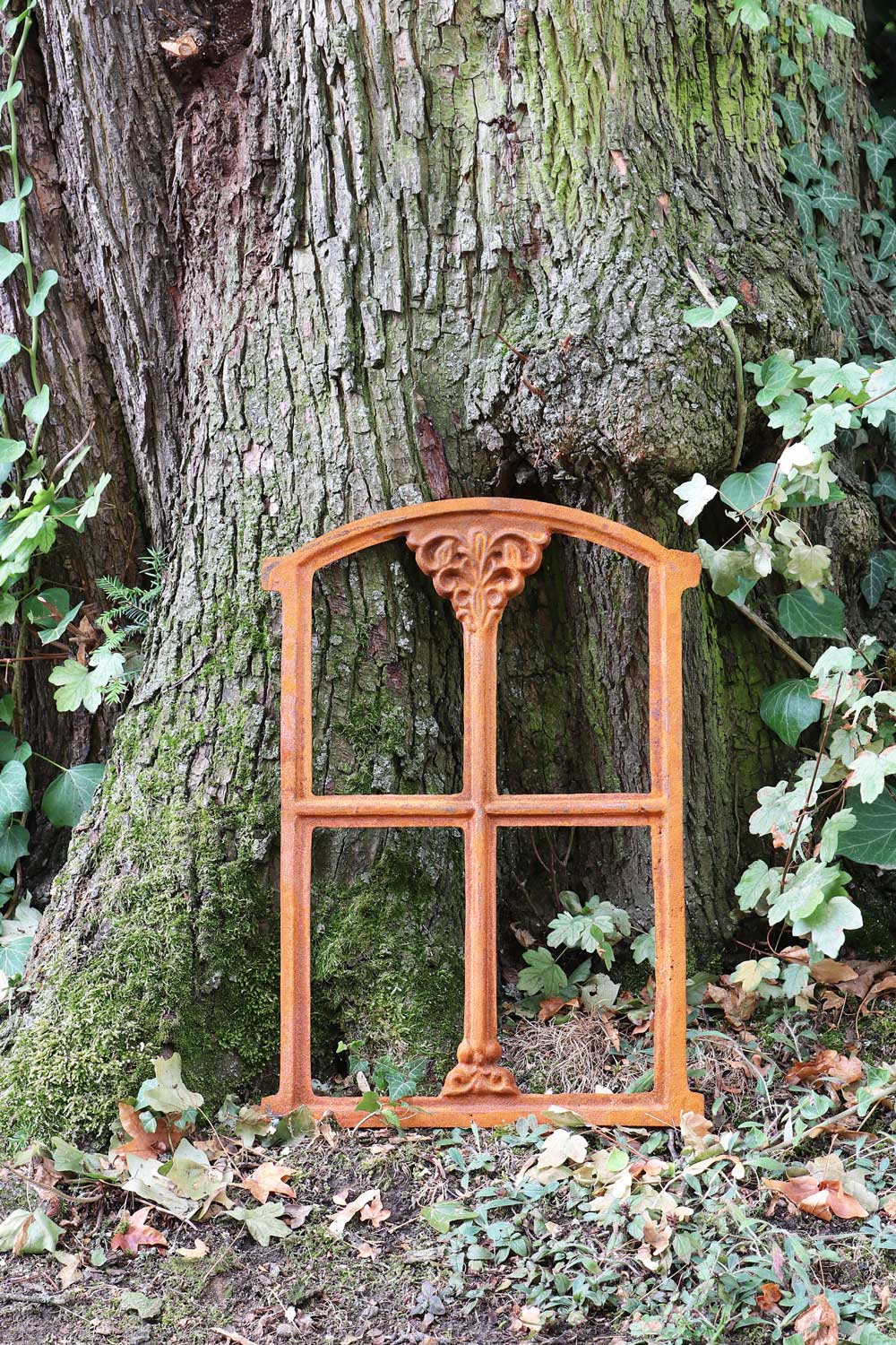 IMG_6914 Fenster Rost Stallfenster Eisenfenster Scheunenfenster Eisen 48cm Antik-Stil (z)