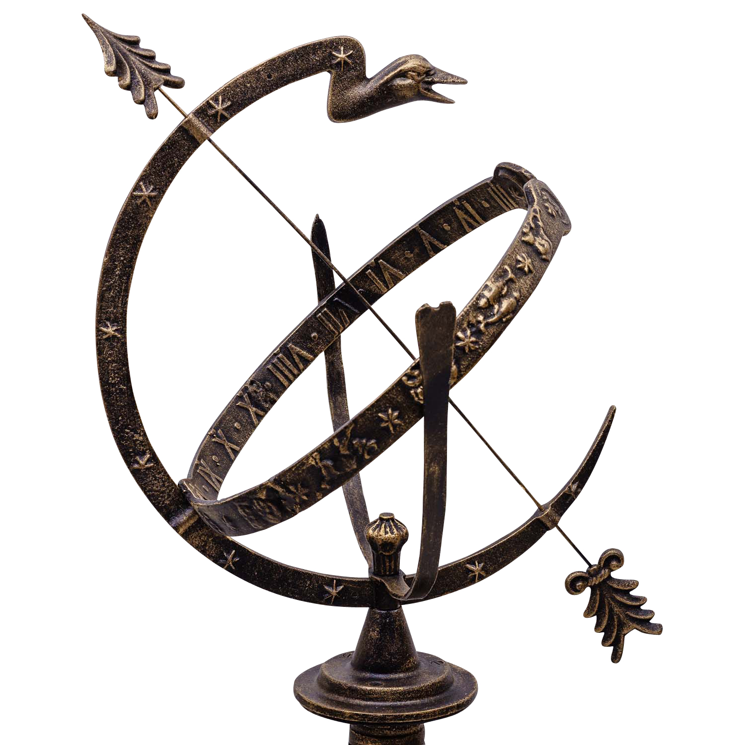 Sonnenuhr Gusseisen Garten Dekoration Nostalgie Antik-Stil 100cm