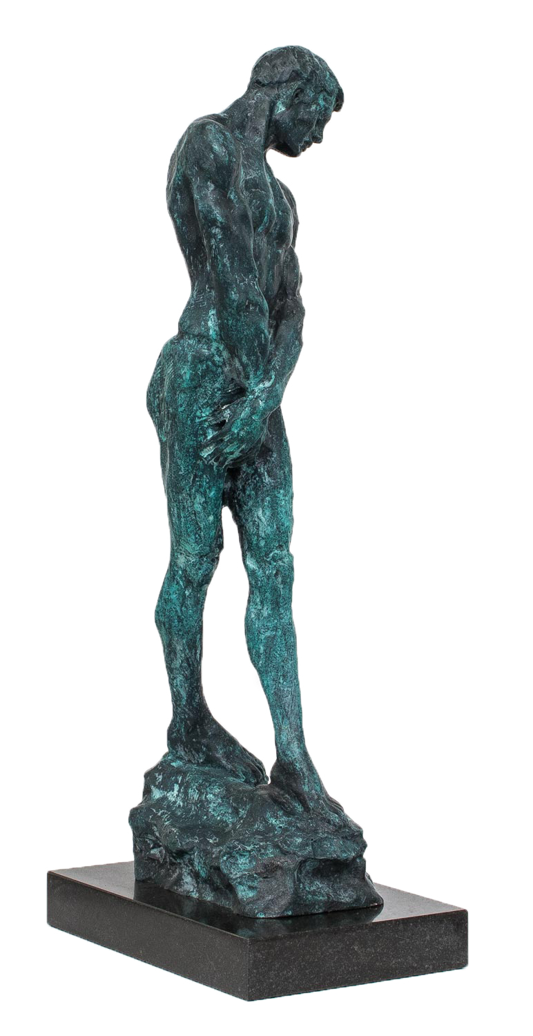 YB178-4 Bronzeskulptur Akt Mann erotische Kunst Bronze Skulptur Figur sculpture (b)