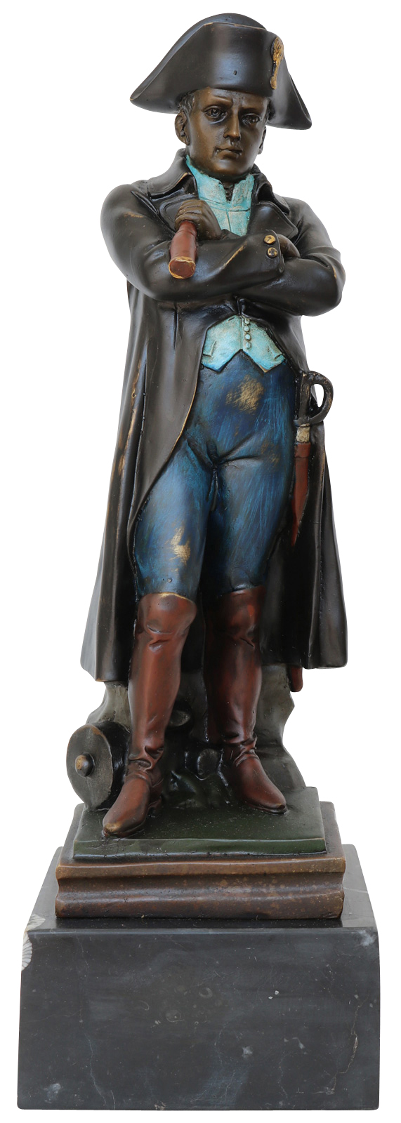 Bronzeskulptur Napoleon im Antik-Stil Bronze Figur Statue - 30,7cm