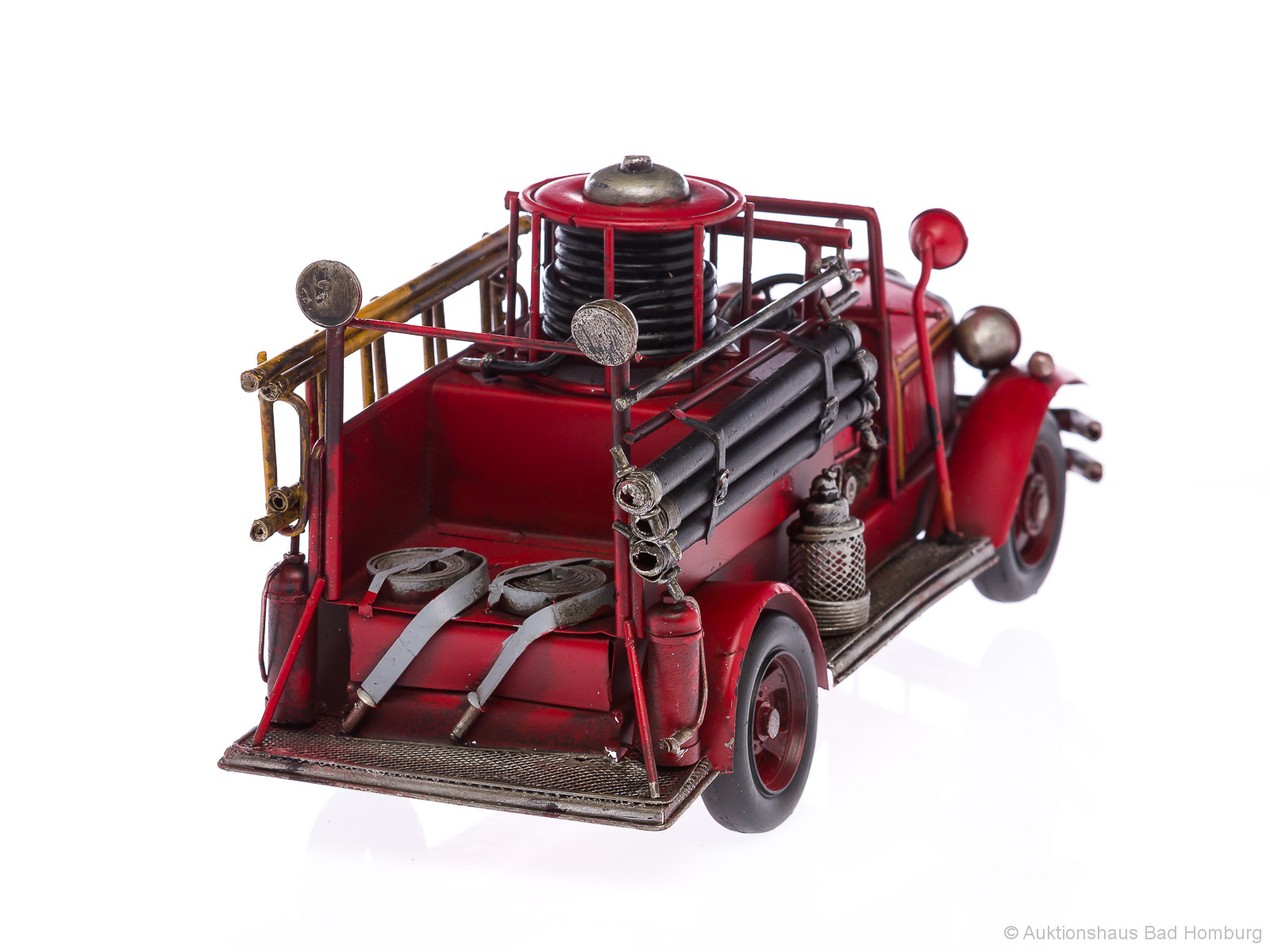 Feuerwehrauto Modellfahrzeug Feuerwehr im nostalgischem Stil 35cm Auto Blech