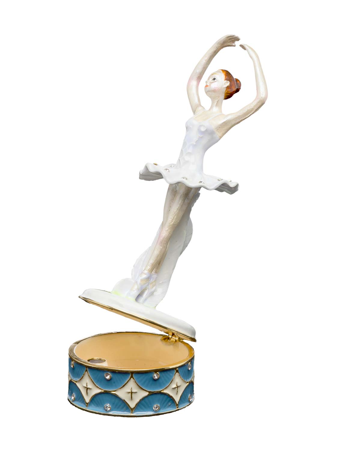 Schmuckschatulle Ballerina Pillendose Tänzerin Schmuckdose Dose jewelry box