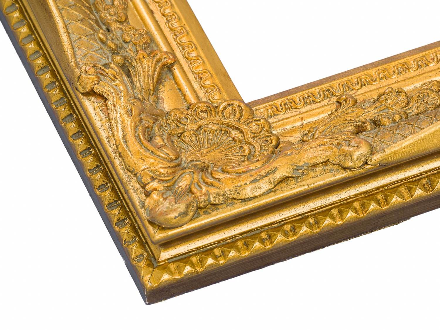 Fotolijst frame schilderij olieverf binnenmaat 40 x 50cm kleur goud antieke stijl