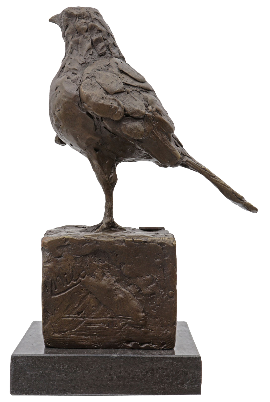 Bronzeskulptur Vogel im Antik-Stil Bronze Figur Statue 20cm