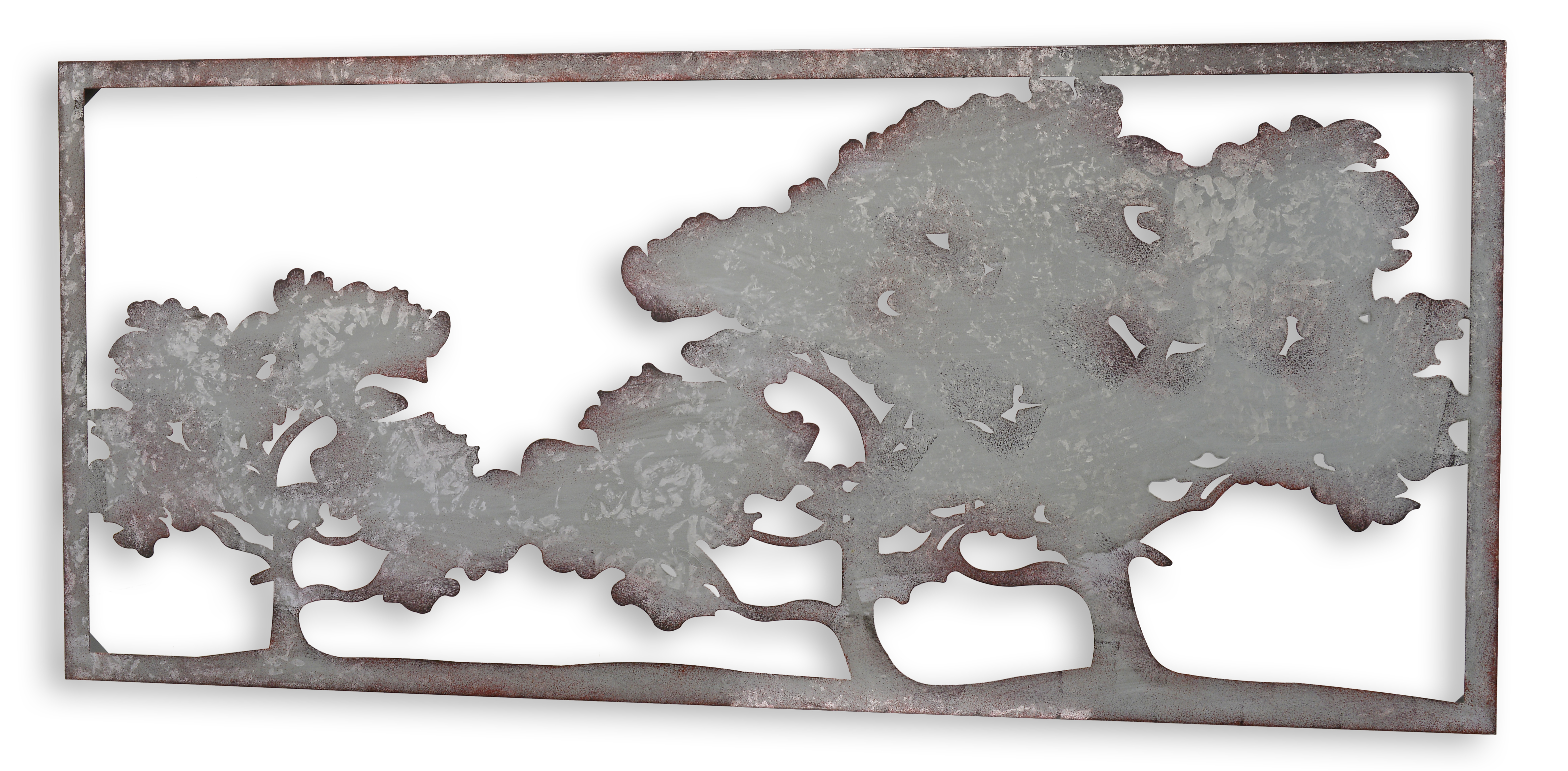 Een ijzeren boom landschapswanddecoratie replica retro ontwerp decoratie