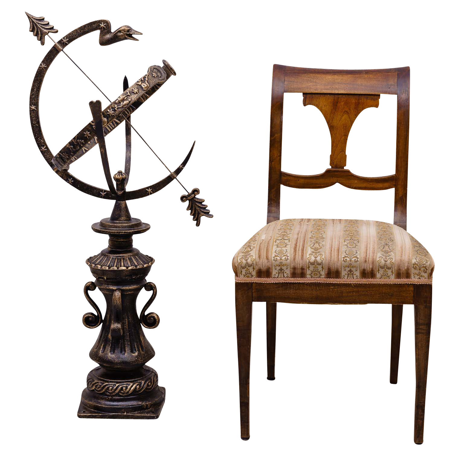 Sonnenuhr Gusseisen Garten Dekoration Nostalgie Antik-Stil 100cm