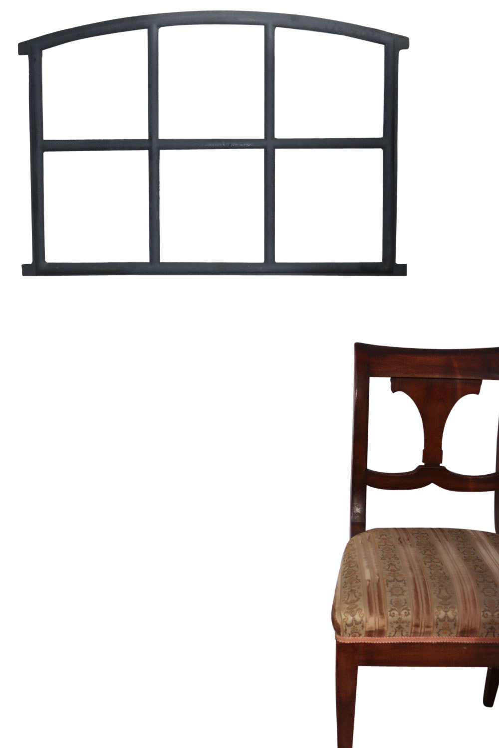 Stallfenster Fenster Scheunenfenster Eisen grau 84 x 60cm Antik-Stil