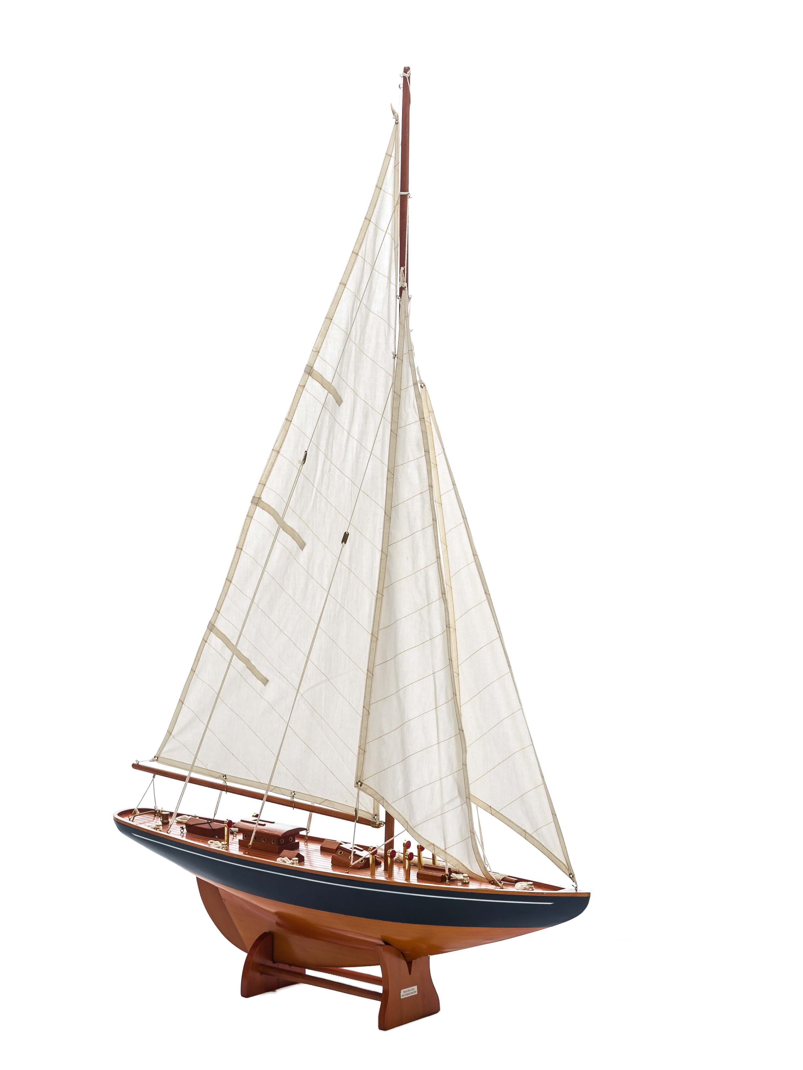 Model schip zeilschip zeiljacht jacht schip boot 112cm geen bouwpakket