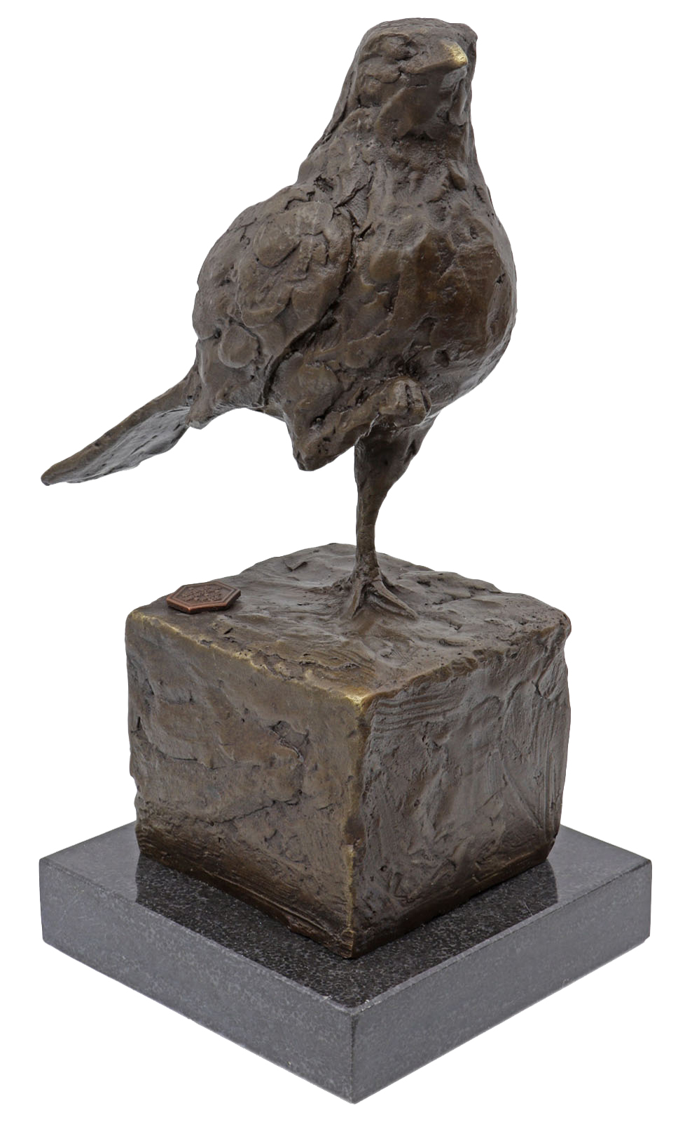 Bronzeskulptur Vogel im Antik-Stil Bronze Figur Statue 20cm