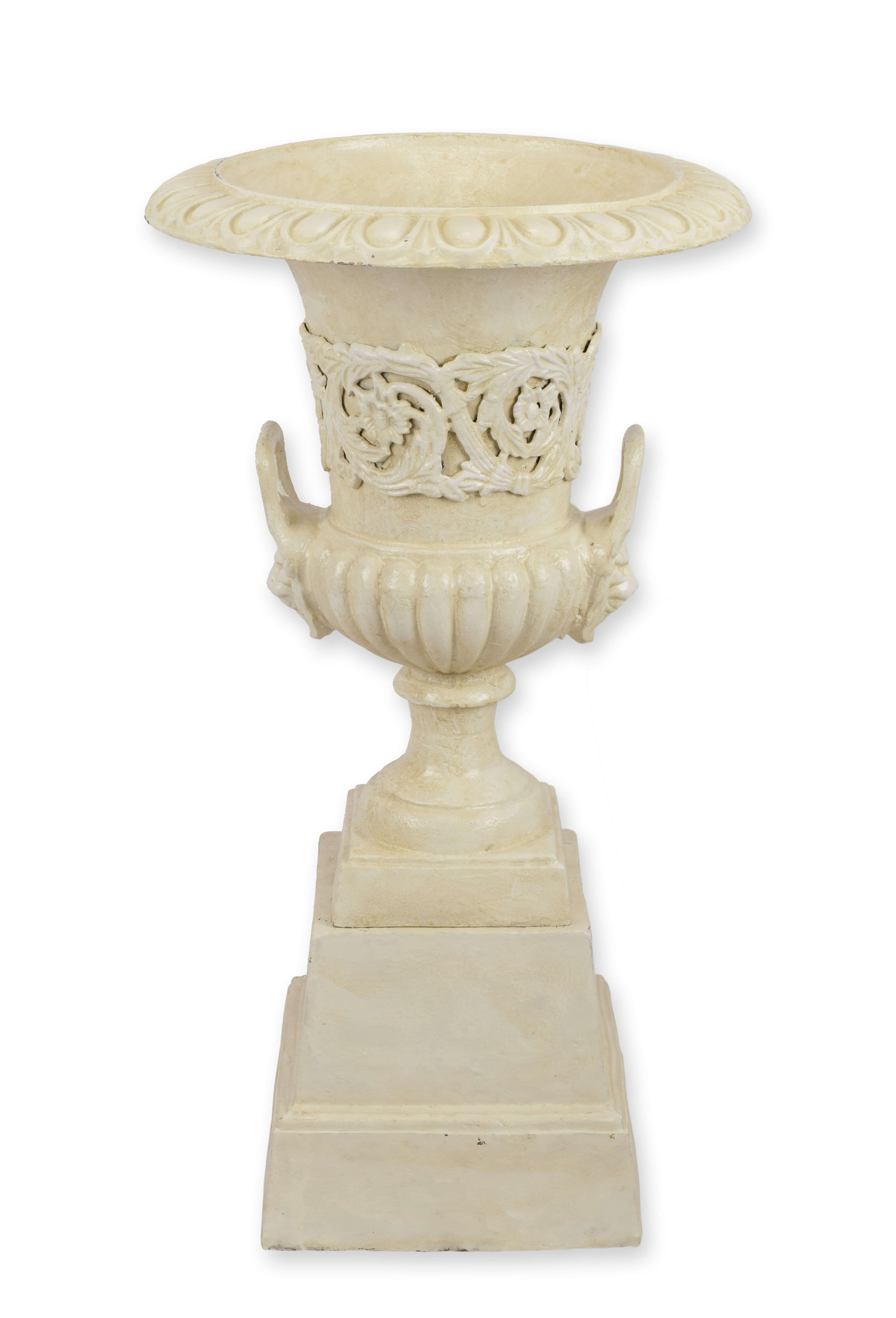 Vase, Gartenvasen, Vintage-Staffelein, steinähnlich, Deko-Vase