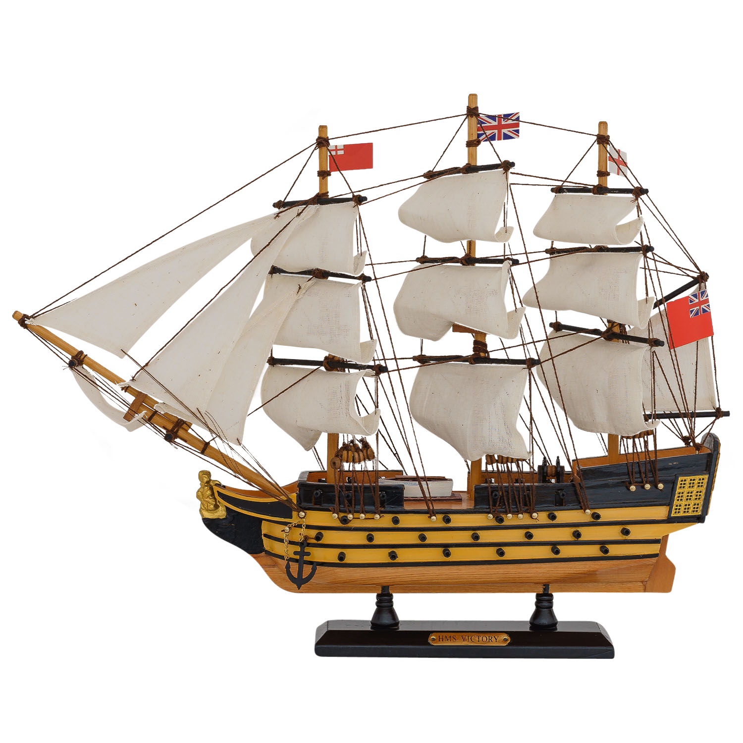 Modellschiff HMS Victory Schiff Segelschiff Maritim Deko Antik-Stil kein Bausatz