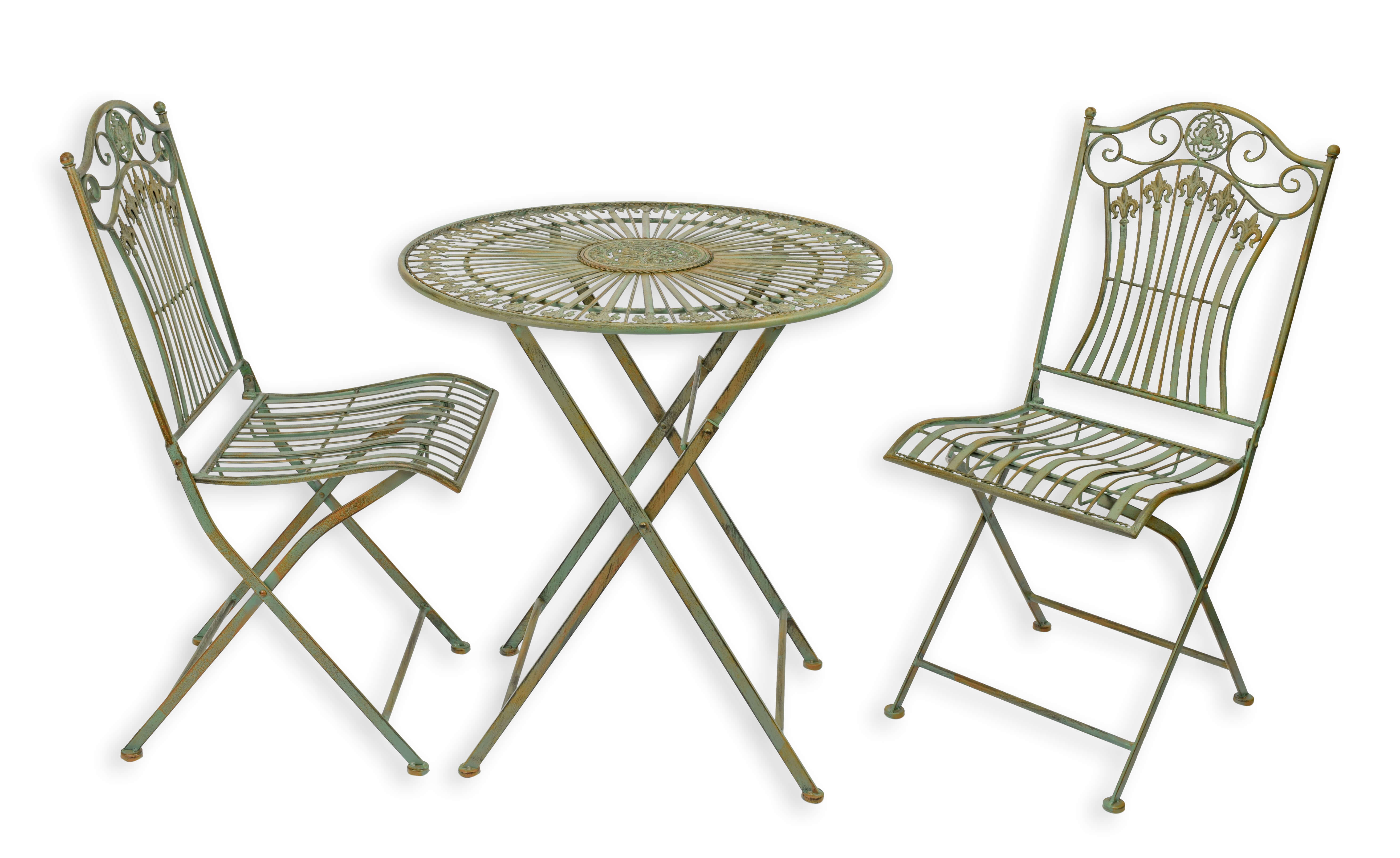 Gartenmöbel, Stuhl, Tisch, Metall, Gartenset