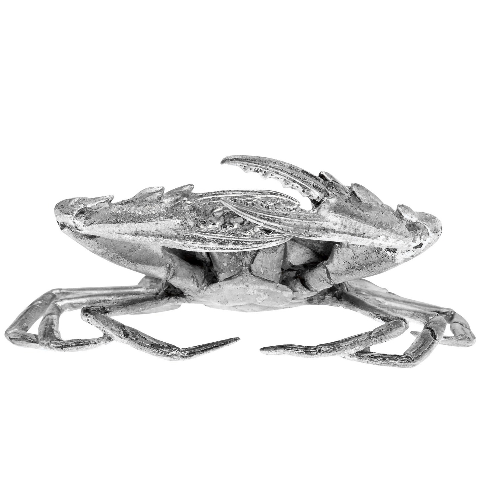 Zinnfigur in Form eines Krebs Figur Skulptur Flusskrebs Insekt Zinn sculpture