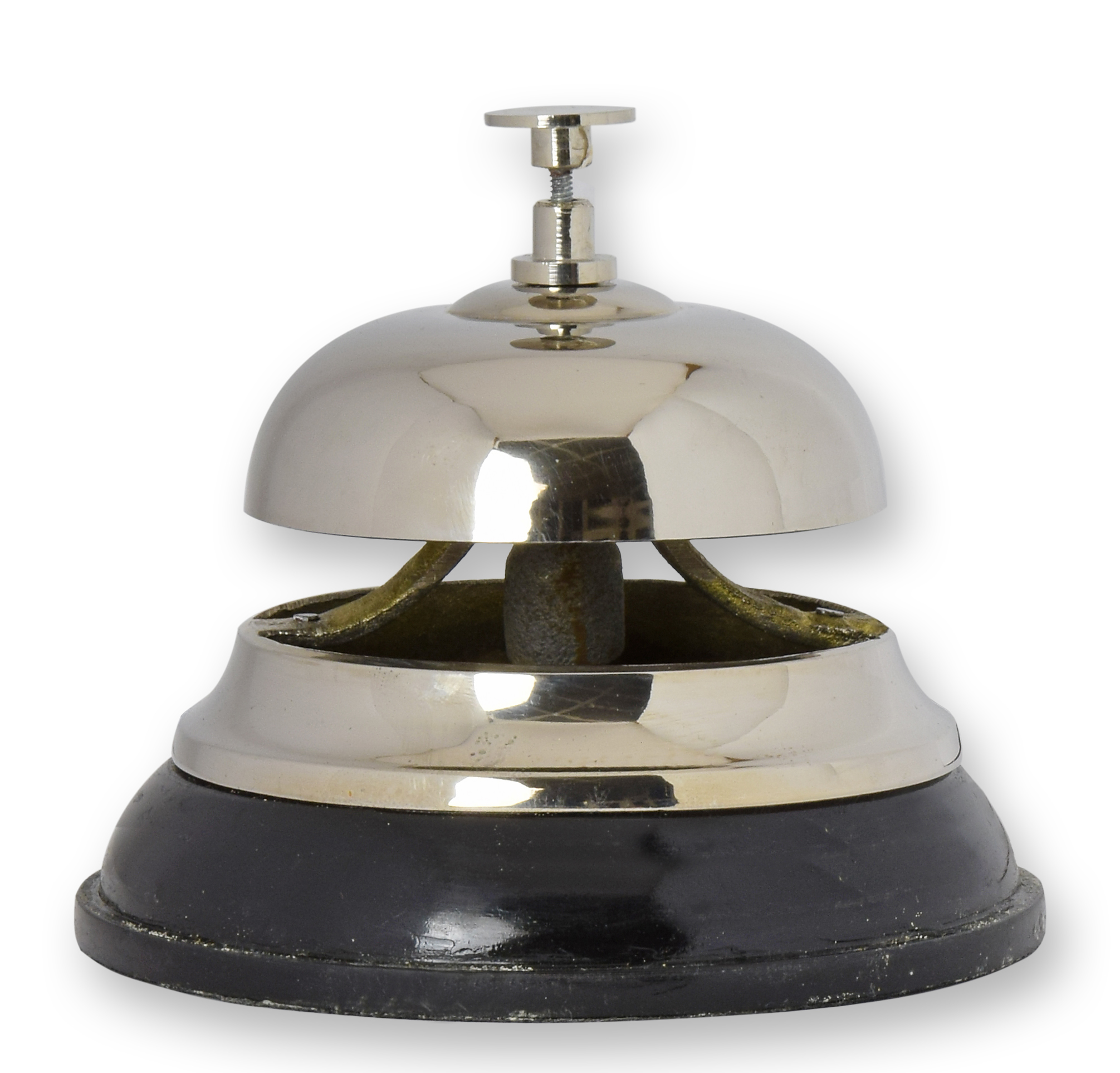 Een koperen hotelbel replica retro ontwerp decoratie