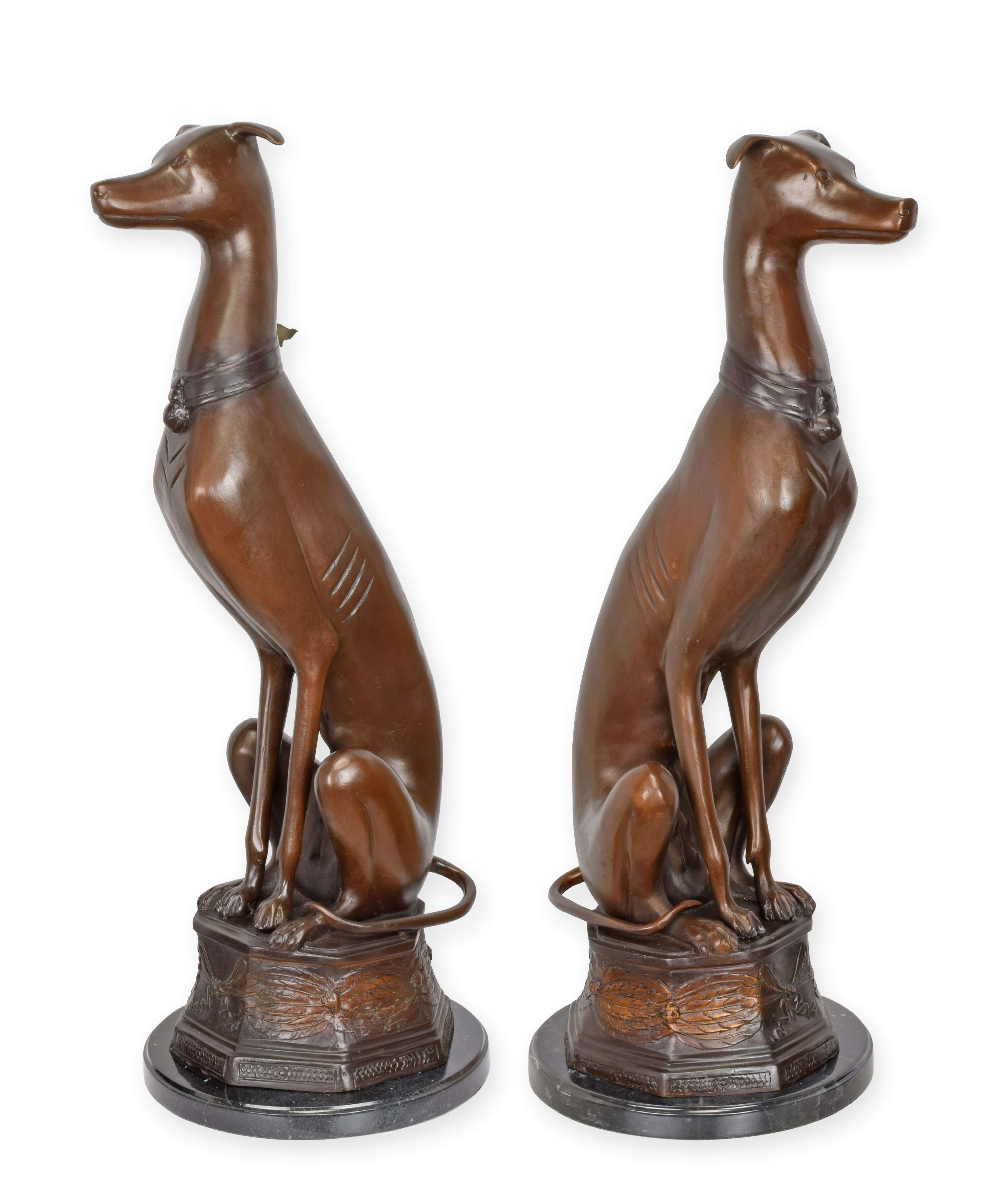 Bronze, Figur, Rauchrohr, Hund, Ägyptische Katze