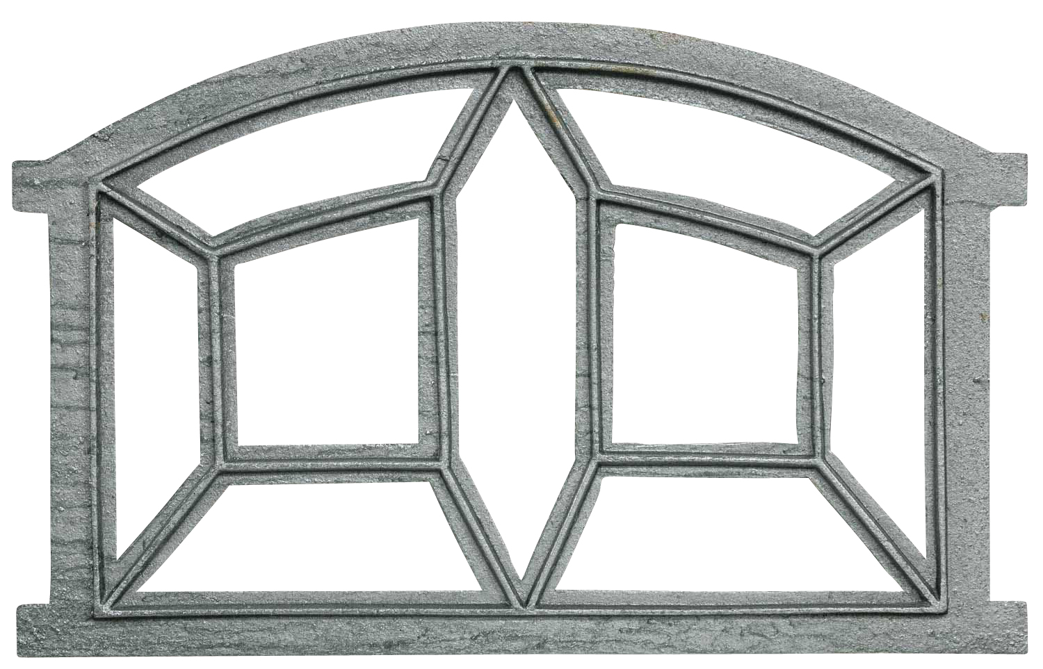 Fenster grau Stallfenster Eisenfenster Scheunenfenster Eisen 64cm Antik-Stil (n)