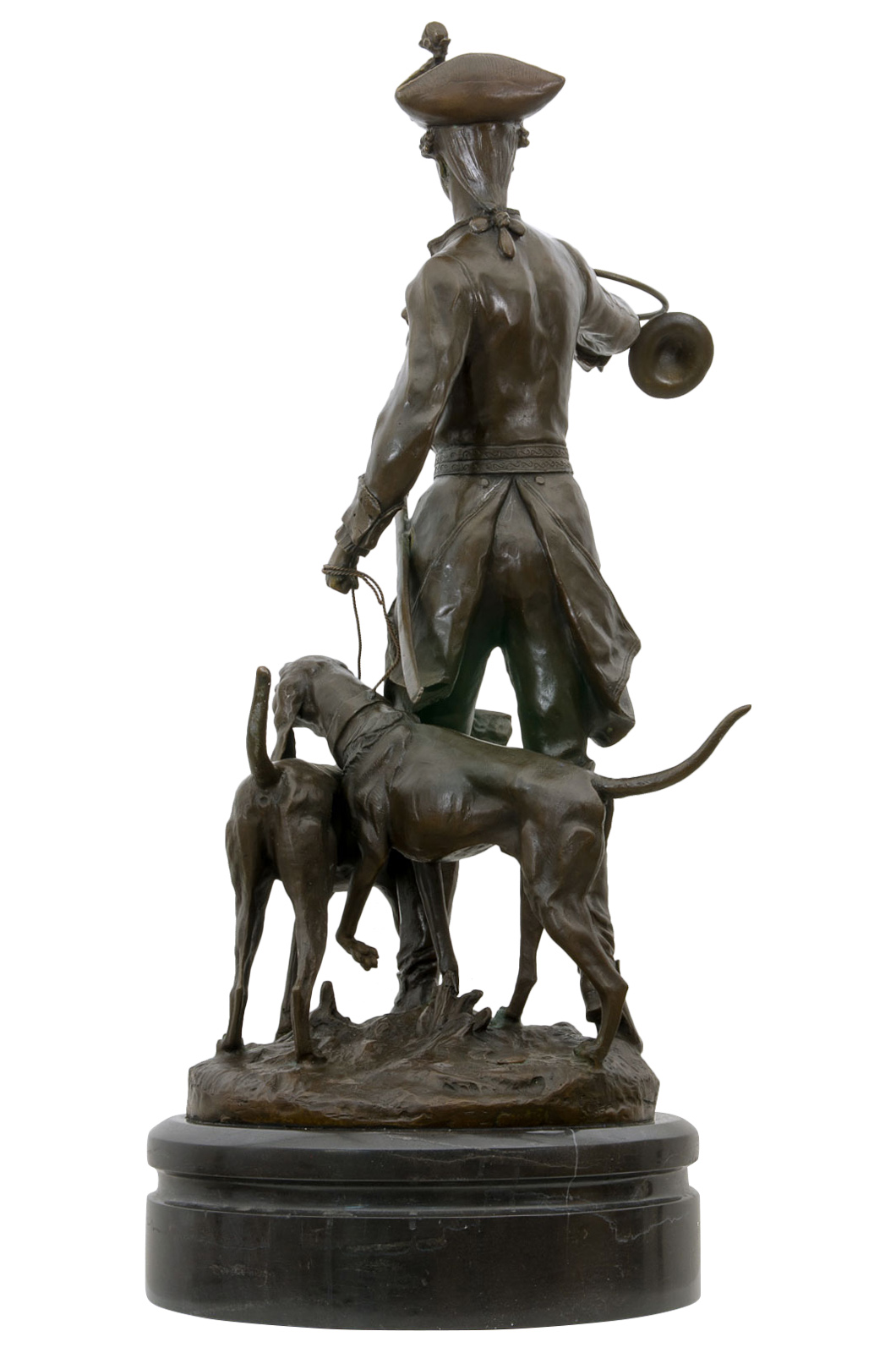 Bronzeskulptur Louis XV Hund im Antik-Stil Bronze Figur Statue 72cm