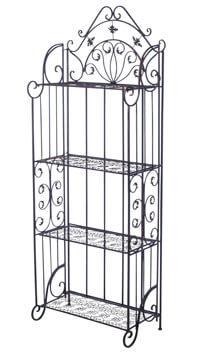 Eisenregal, Gartenregal, Industrieregale?, Metallregal, Drei-Etagen-Regal