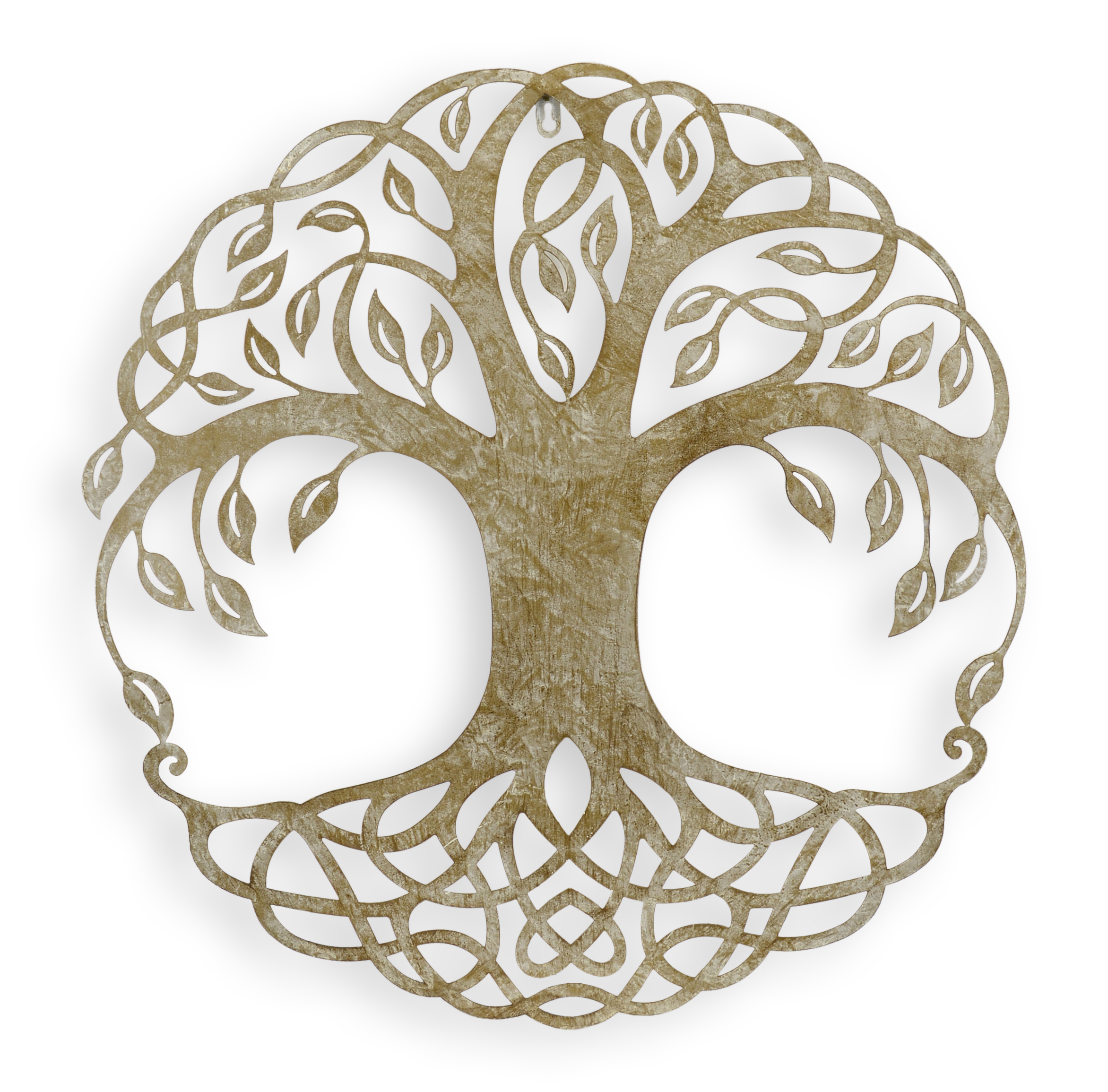 Een ijzeren boom des levens wanddecoratie replica retro ontwerp decoratie