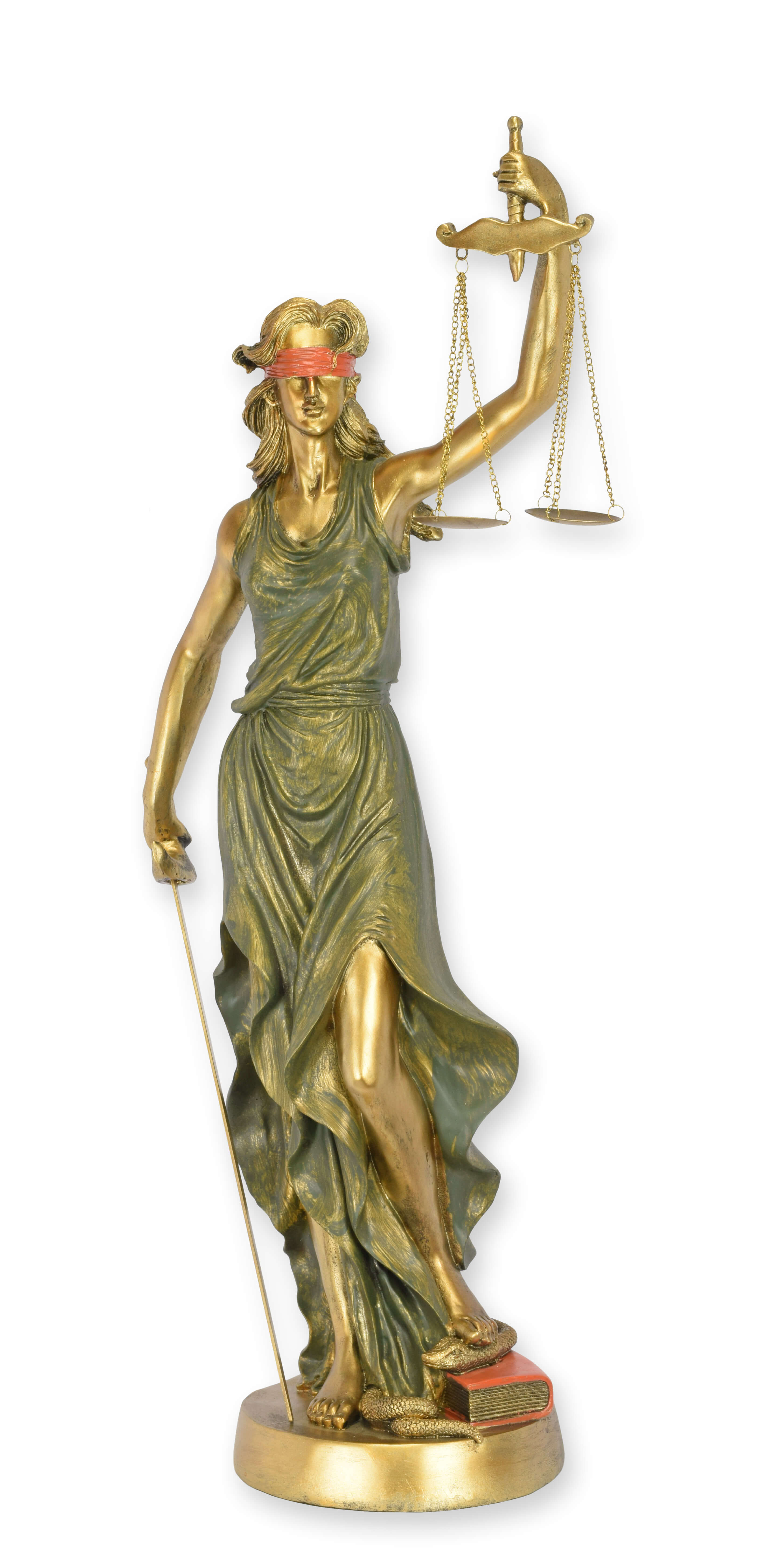 statue, waage der justiz, gold, göttin, blinder-informed