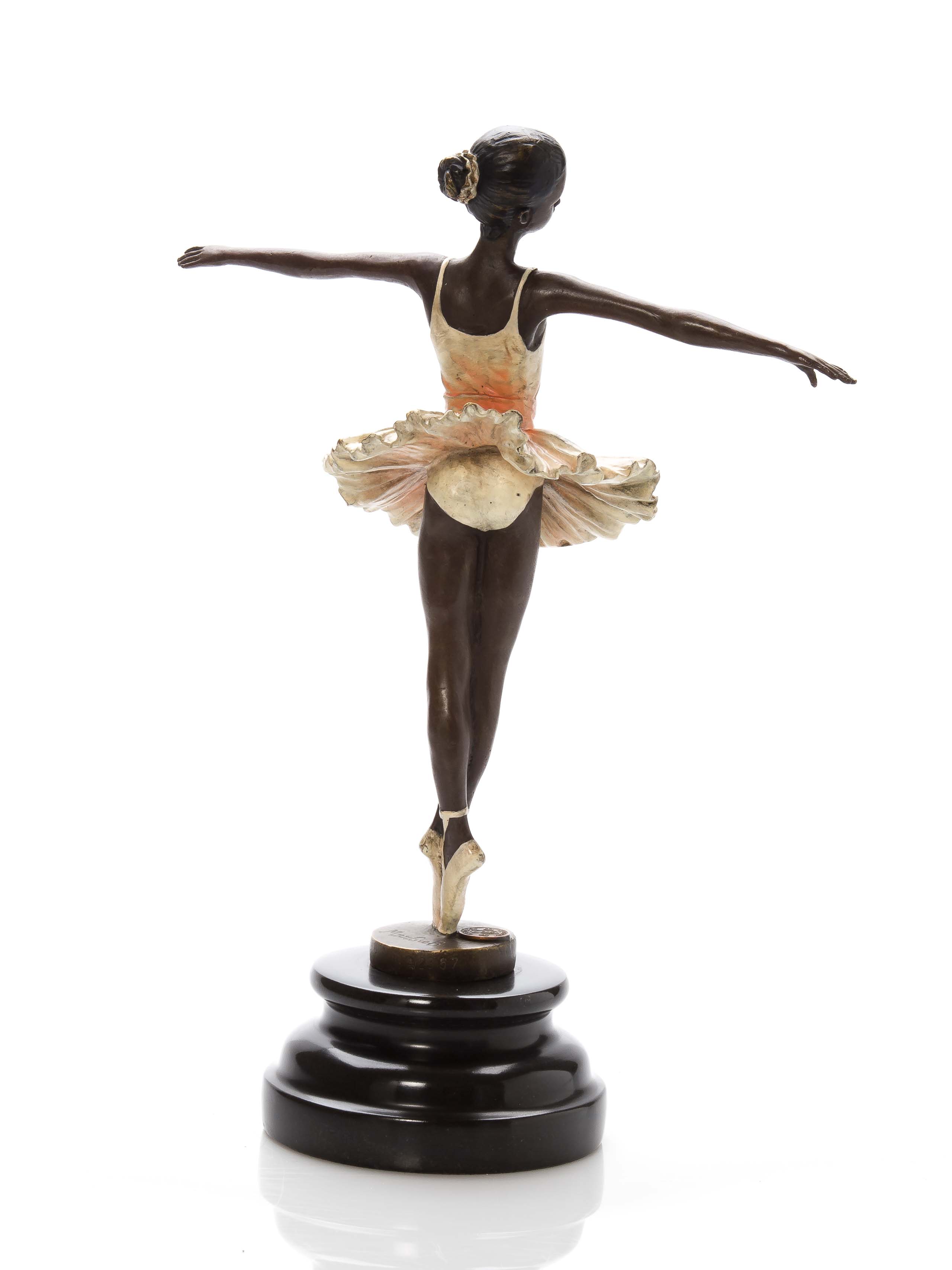 Bronze Skulptur Ballett Tänzerin Ballerina dancer antik stil sculpture figure